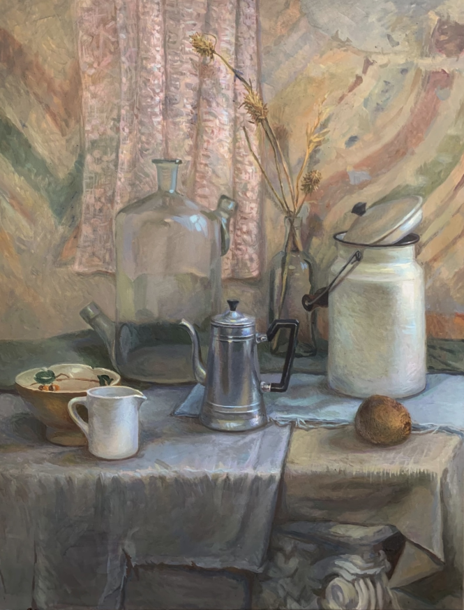 Painting for sale online - Still life with a fresco