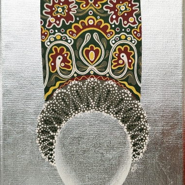 Painting for sale online - Green Kokoshnik