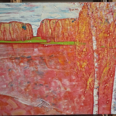 Painting for sale online - Birches