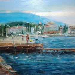 Painting for sale online - The old pier