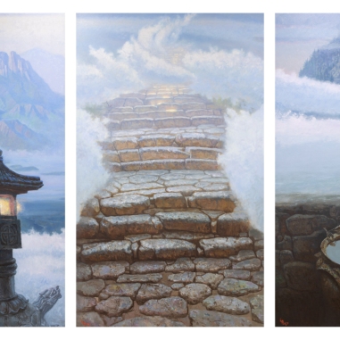 Painting for sale online - Triptych 