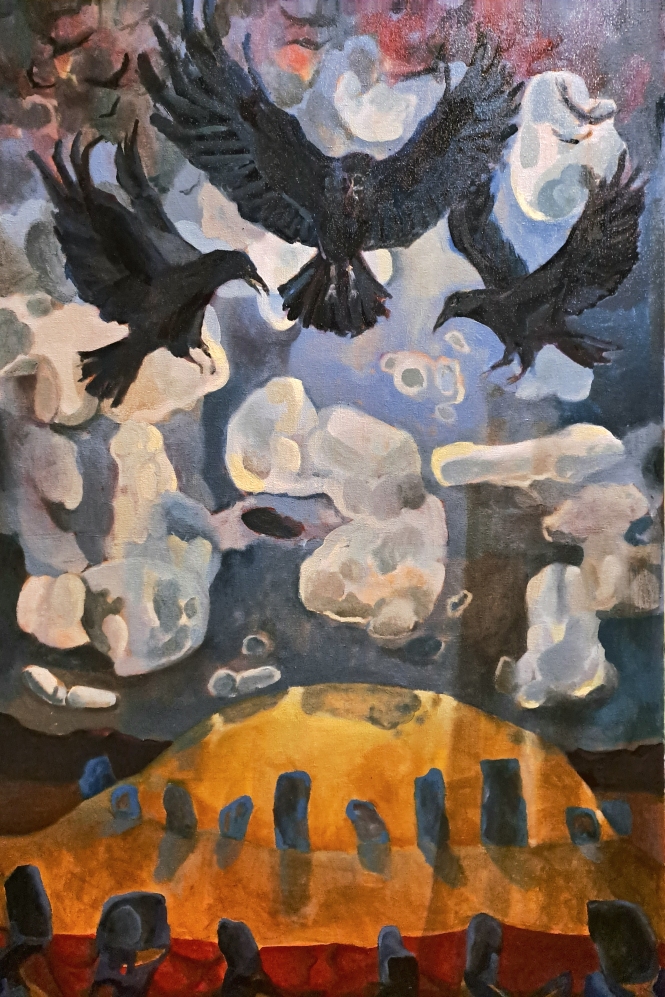 Painting for sale online - above the mound