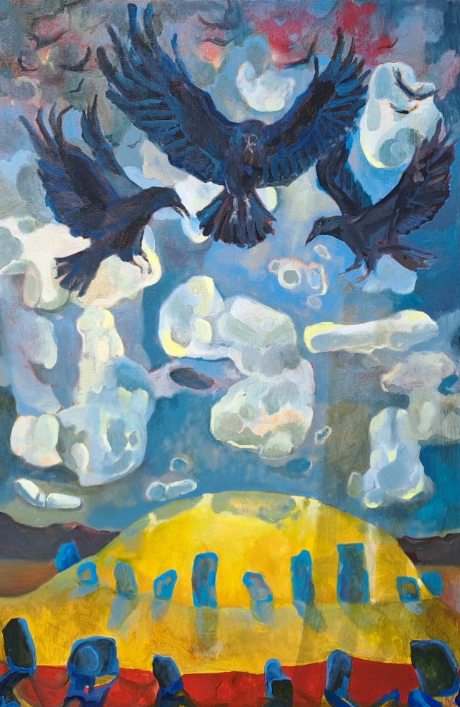 Painting for sale online - above the mound