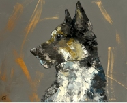Painting for sale online - A man's best friend