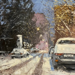 Painting for sale online - Moscow. Center. Lane