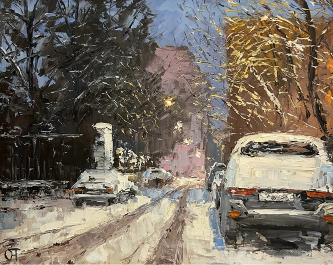 Painting for sale online - Moscow. Center. Lane