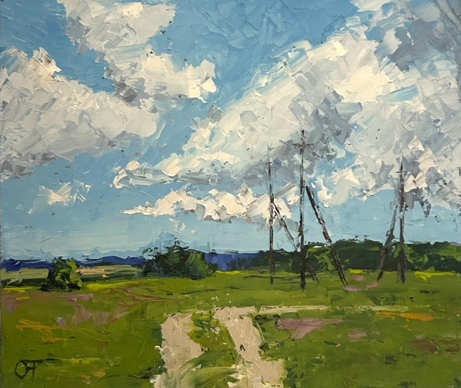 Painting for sale online - Fading cherry tree