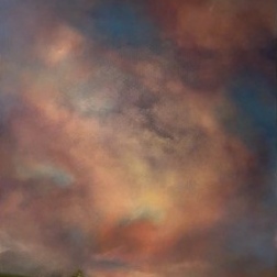 Painting for sale online - In the Time Stream. The Celestial Satin series.
