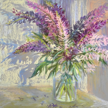 Painting for sale online - Flowers in pastel
