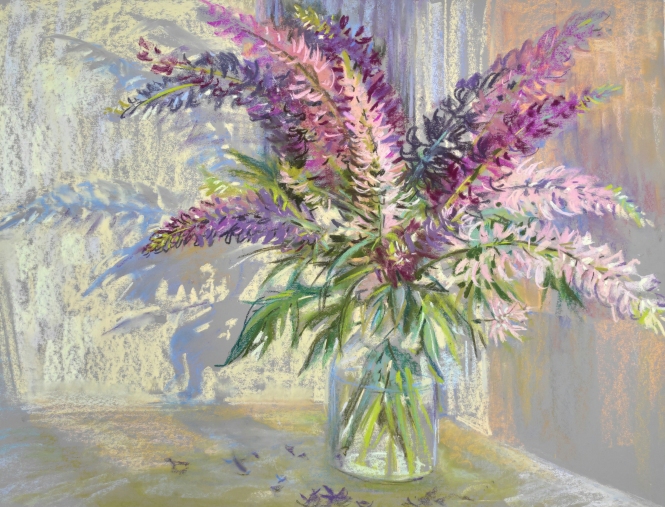 Painting for sale online - Flowers in pastel