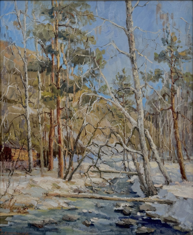 Painting for sale online - Spring in the Elbrus region