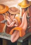 Painting for sale online - Gossip