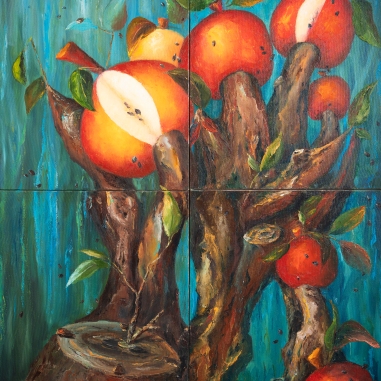 Painting for sale online - Apples should be eaten with the seeds