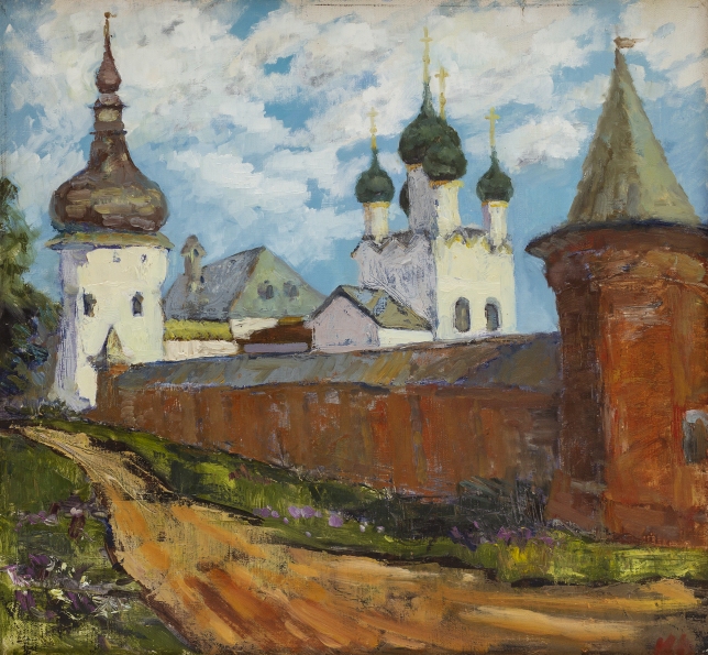 Painting for sale online - Russian Fortress Rostov Velikiy