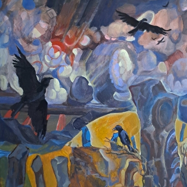 Painting for sale online - the sun rises