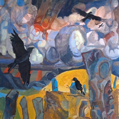 Painting for sale online - the sun rises