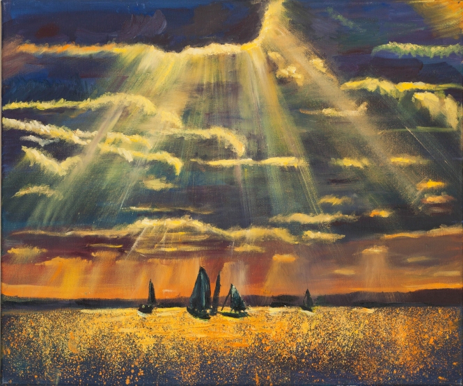 Painting for sale online - Всегда приходит рассвет