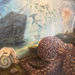 Painting for sale online - Where do the ships go