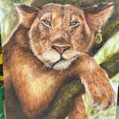 Painting for sale online - Socialite