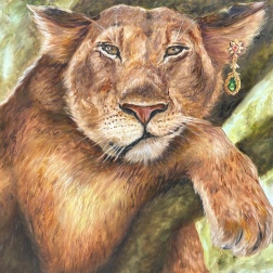 Painting for sale online - Socialite