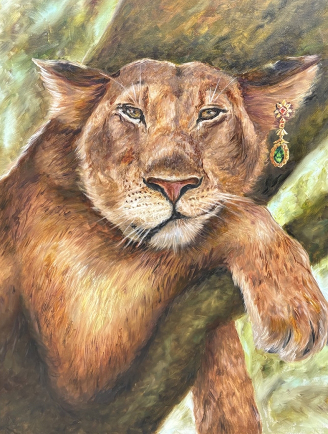 Painting for sale online - Socialite