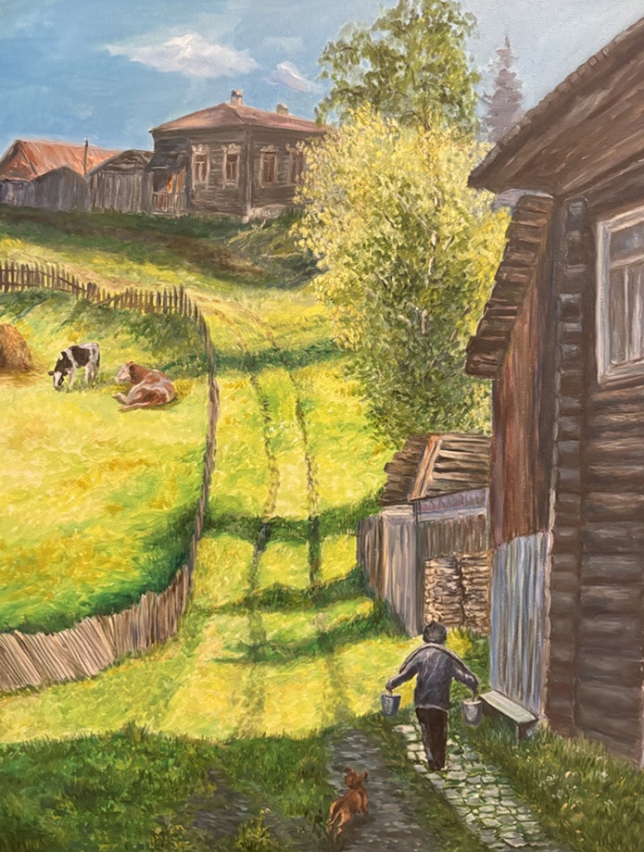 Painting for sale online - Russian outback