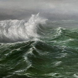 Painting for sale online - Unchained. Seascape series.