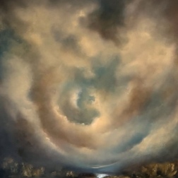 Painting for sale online - My Enchanted World. The Celestial Satin series.