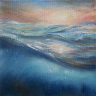 Painting for sale online - Dancing Sunbeams | Refractions series