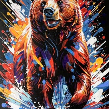 Painting for sale online - Bright Bear