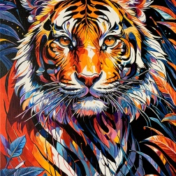 Painting for sale online - Bright Amur Tiger