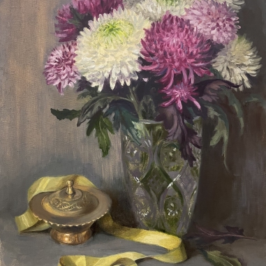 Painting for sale online - Chrysanthemums