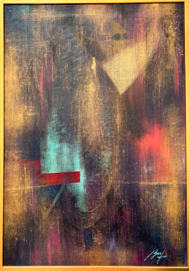 Painting for sale online - Golden rain