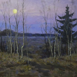 Painting for sale online - November. Twilight