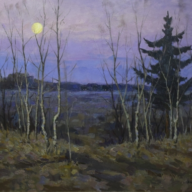 Painting for sale online - November. Twilight