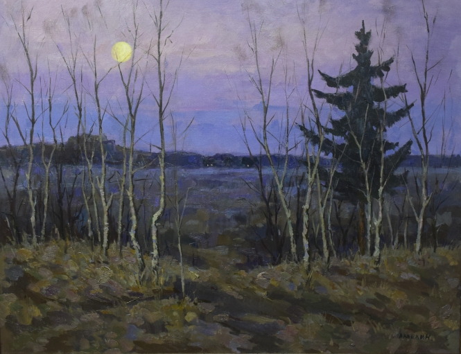 Painting for sale online - Ноябрь .сумерки