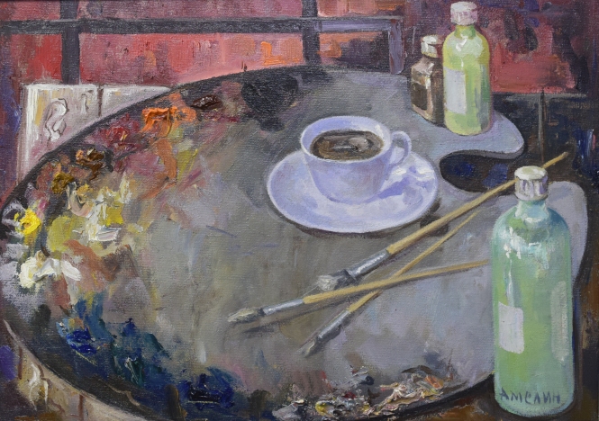 Painting for sale online - Чашка кофе