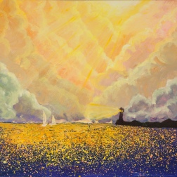 Painting for sale online - Sea Morning: Light of Hope