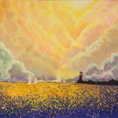 Painting for sale online - Sea Morning: Light of Hope