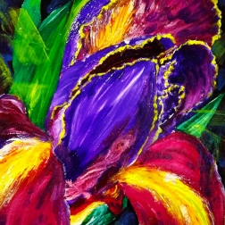 Painting for sale online - Mysterious ultramarine