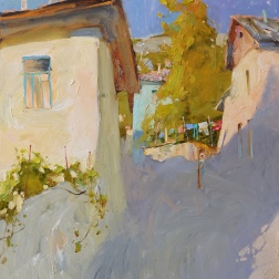 Painting for sale online - Evening of the old town