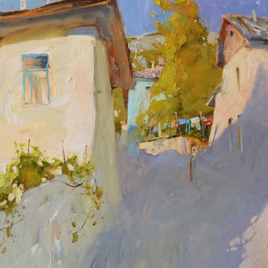 Painting for sale online - Evening of the old town