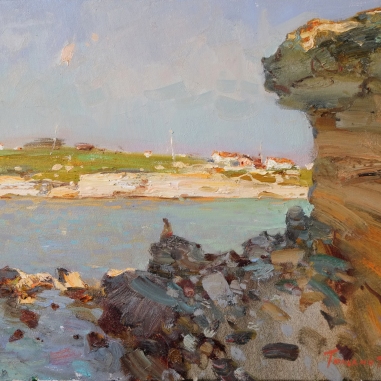 Painting for sale online - Evening by the sea