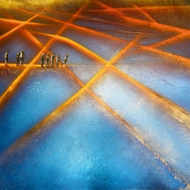 Painting for sale online - Navigating the Fields of God
