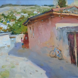 Painting for sale online - Hot day