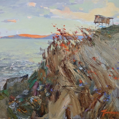 Painting for sale online - Golden Evening of Azov