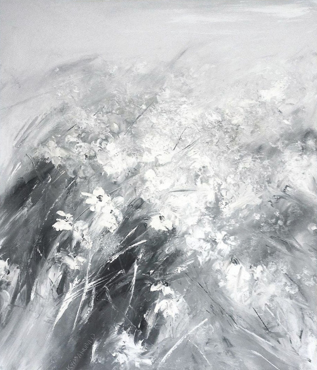 Painting for sale online - White meadows