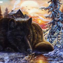 Painting for sale online - Silent Forest