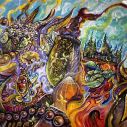 Painting for sale online - Psychedelia