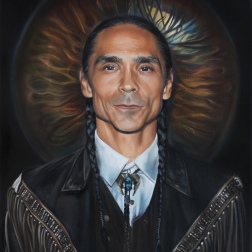 Painting for sale online - Zahn McClarnon